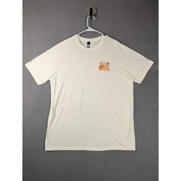 Gulf Coast Jam Mens 2XL Cream 2023 Concert Tour Country Music T Shirt Hardy New - Picture 2 of 8